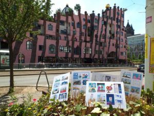 Magdeburg Germany World Happy Skyscraper Cartoons Tour