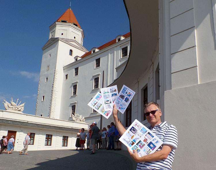 World Happy Skyscraper Cartoons Tour Bratislawa Bratysława Słowacja Slovakia