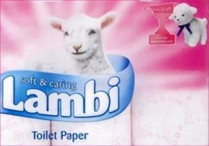 baranek Lambi papier toaletowy owca