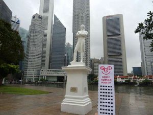 Thomas Stamford Raffles statue Singapur