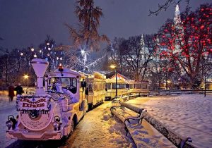 Wiedeń jarmark bożonarodzeniowy Rathaus Park