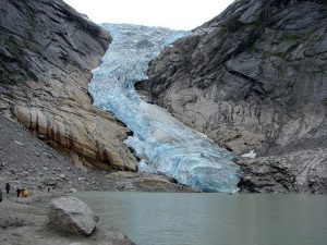 lodowiec Briksdalsbreen Norwegia Park Narodowy Jostedalsbreen