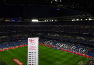 stadion Estadio Santiago Bernabeu Madryt Hiszpania Spain