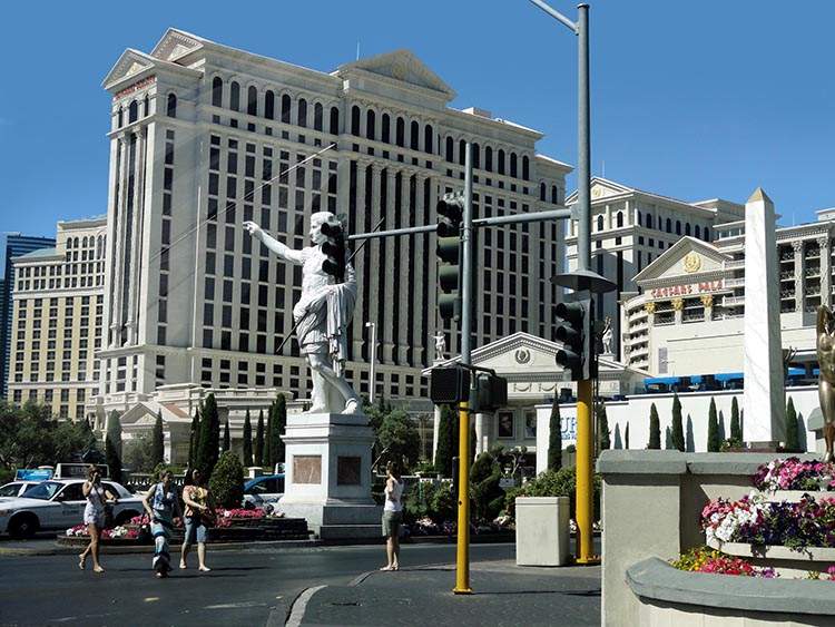 ciekawostki o Las Vegas kasyna Nevada Ceasar Hotel