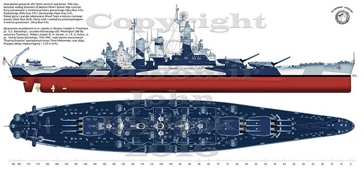 USS North Carolina 1944