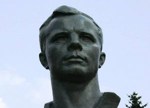 rosyjski kosmonauta Jurij Gagarin pomnik