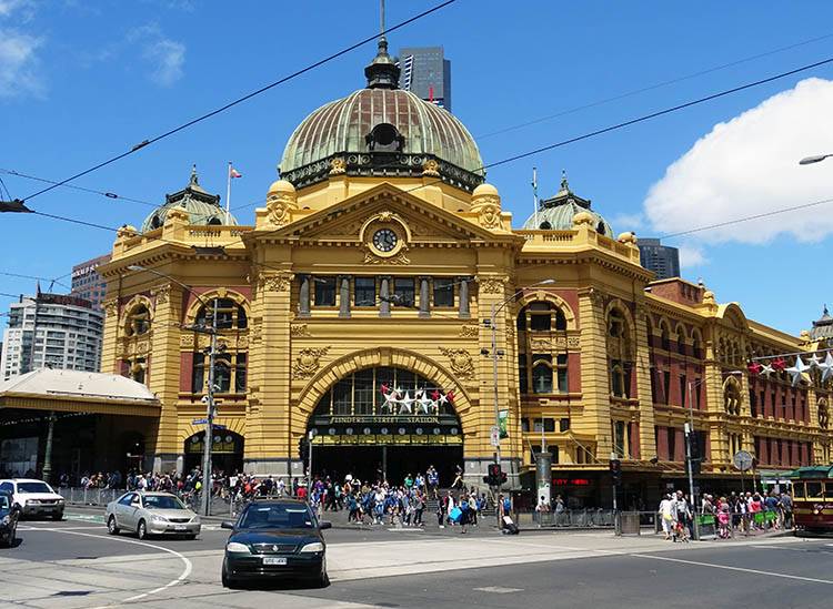 dworzec kolejowy Melbourne atrakcje ciekawostki Australia