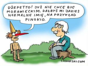 premier Mateusz Morawiecki rysunki karykatury humor dowcipy obrazki