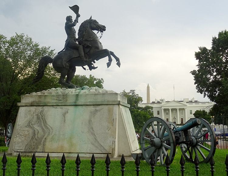 Andrew Jackson pomnik Waszyngton USA pomniki