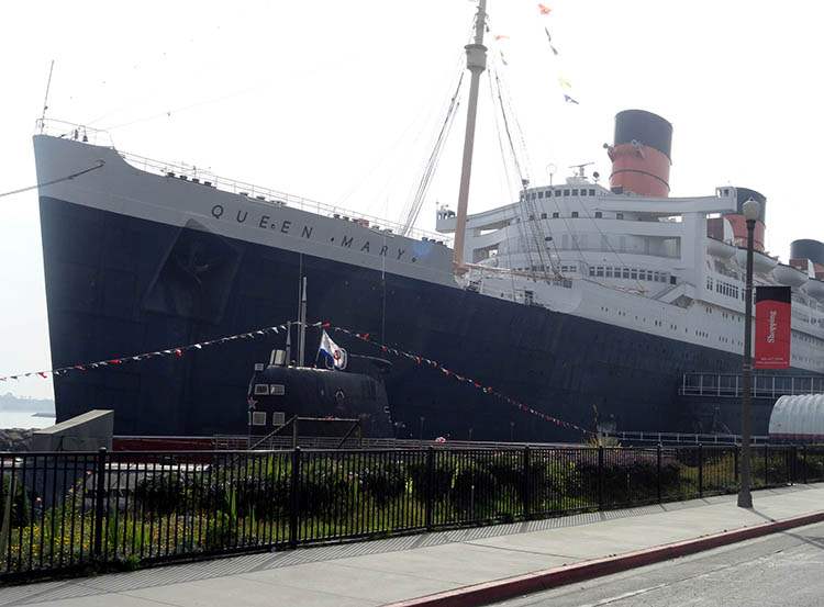 Long Beach ciekawostki Kalifornia statek Queen Mary