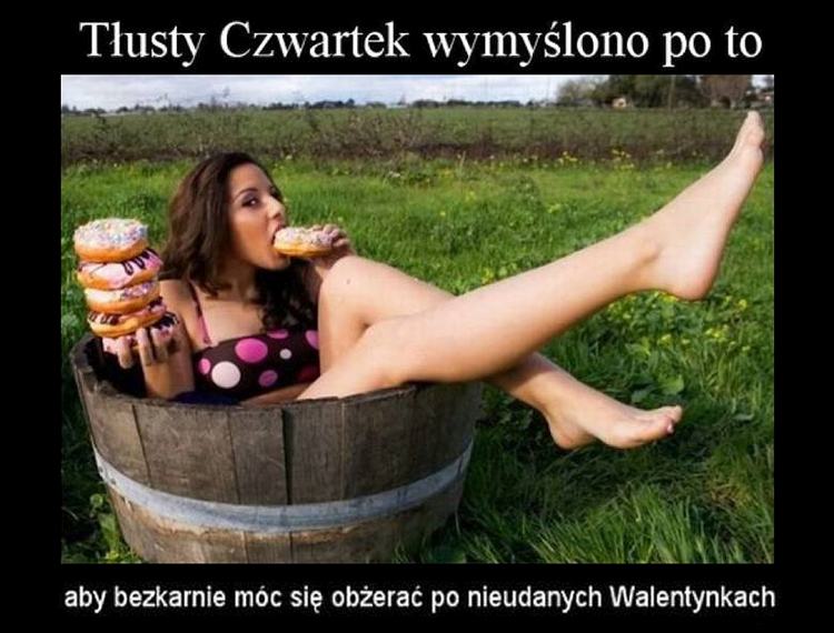 kobieta je pączki i humor śmieszne obrazki memy