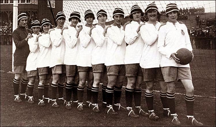 Dick Kerr's Ladies kobieca piłka nożna kobiet fufbol kobiety