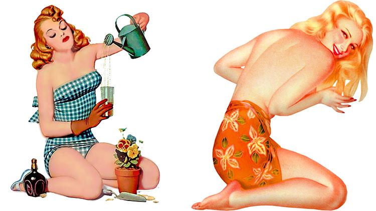 pin-up girl ciekawostki sztuka USA kobiety