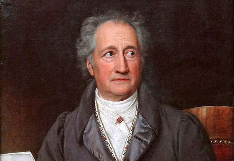 Johann Wolfgang von Goethe 1828 ciekawostki życiorys