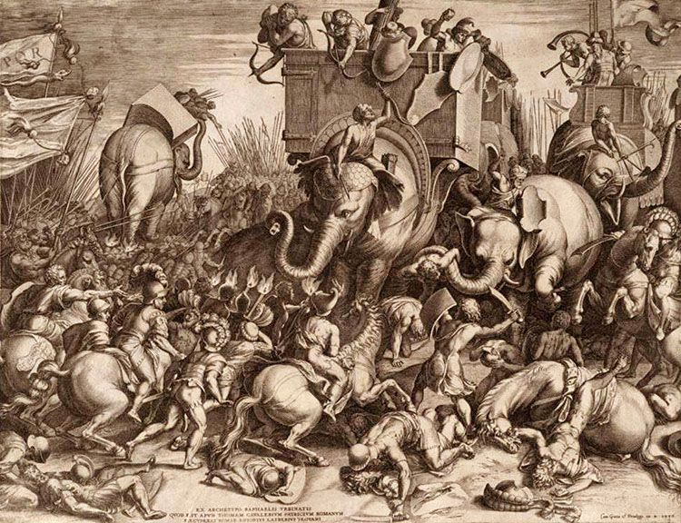 Hannibal ciekawostki bitwa słonie Kartagina