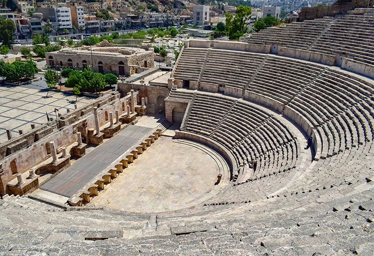 amfitatr Amman ciekawostki Jordania zabytki atrakcje