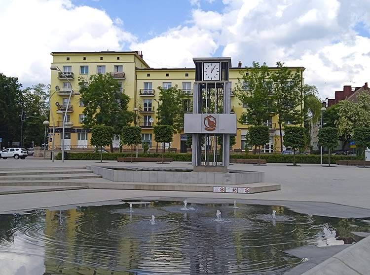 Plac Konstytucji 3 Maja w Świdniku woj. lubelskie
