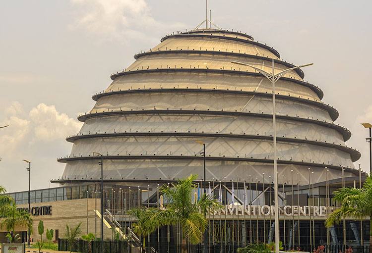Convention Centre stolica miasto Kigali Rwanda ciekawostki Afryka