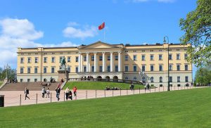 zamek królewski Oslo stolica Norwegii