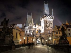 noc Praga stolica Czech zabytki atrakcje