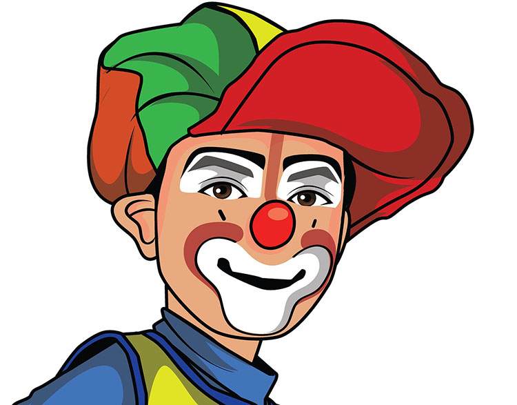 klaun ciekawostki klauni clown cyrk historia dowcipy o klaunach