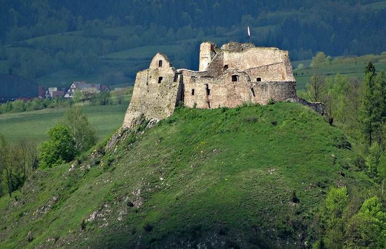 Czorsztyn zamek ruiny