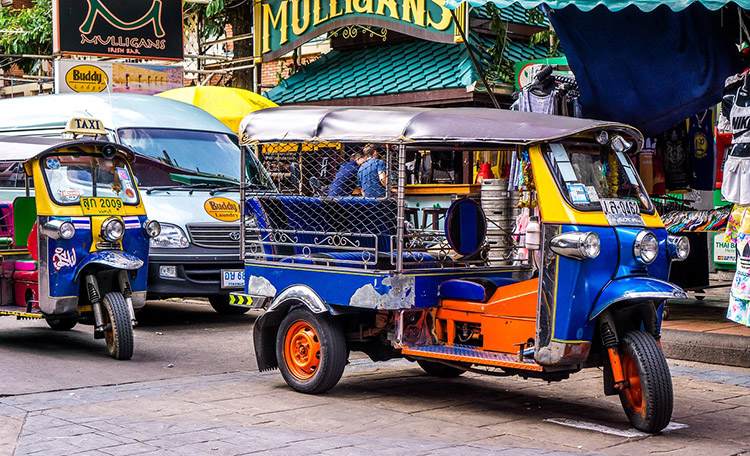 Tajlandia taksówki ciekawostki o taksówkach Azja