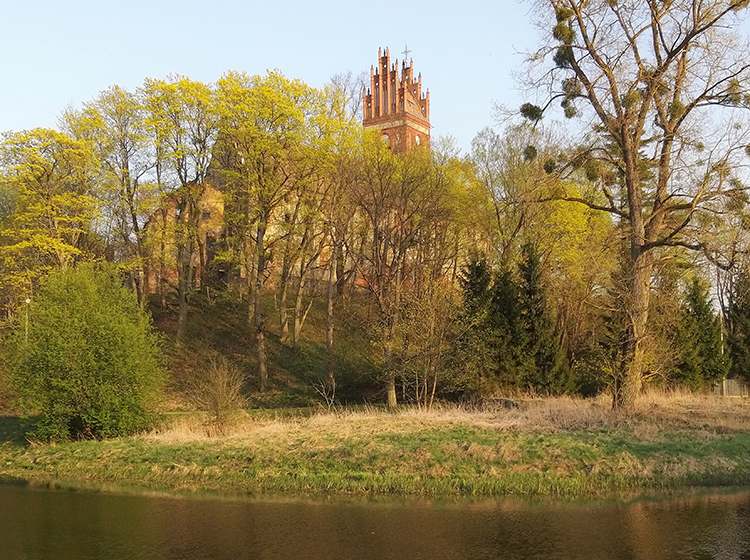 Wzgórze zamkowe Pieniężno ciekawostki