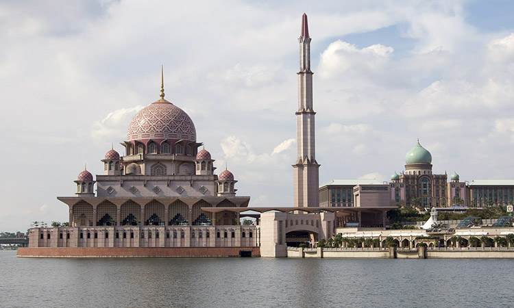meczet Putra Jaya miasto malezyjskie