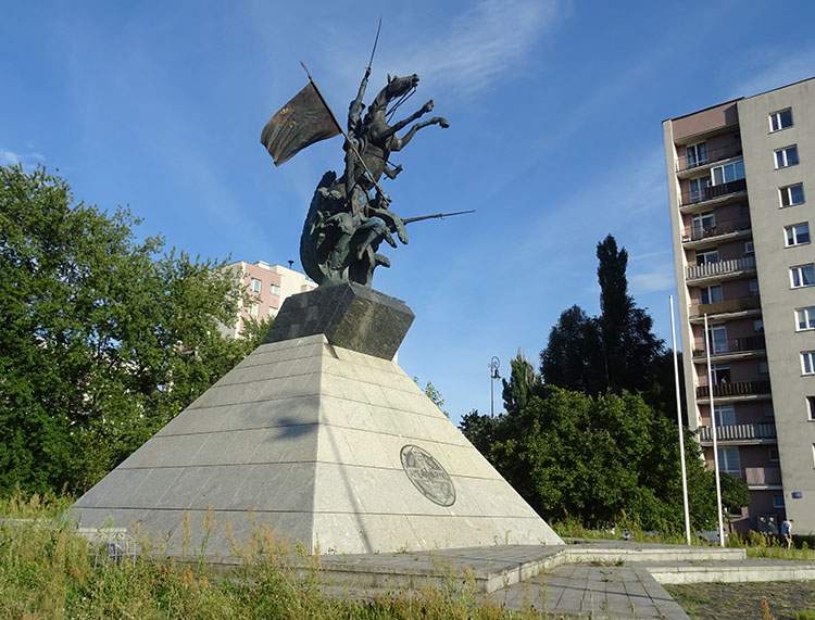 Pomnik Czynu Zbrojnego Polonii Amerykańskiej na Żoliborzu w Warszawie