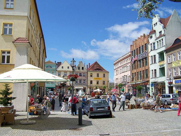 Żary ciekawostki atrakcje rynek w Żarach