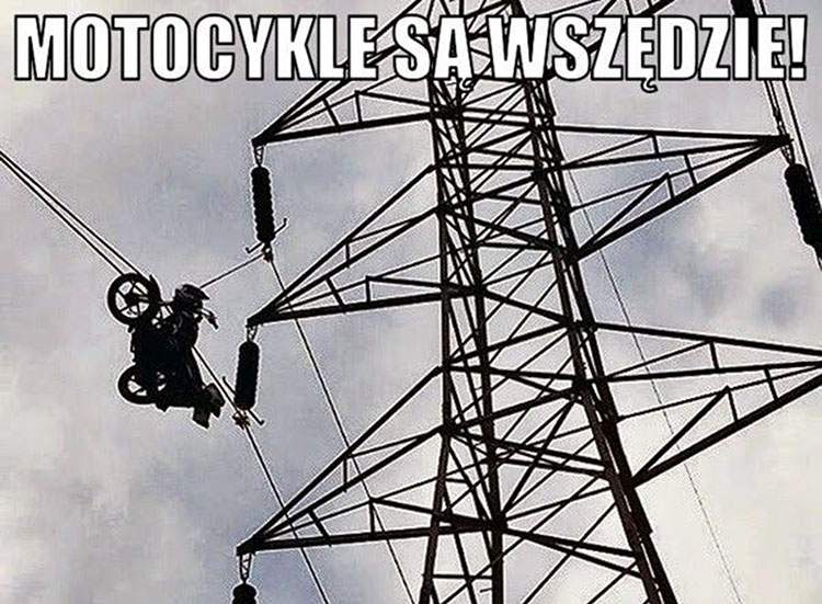 dowcipy o motocyklistach memy motocykl humor żarty