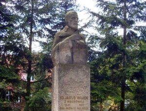 Wągrowiec atrakcje Wągrowca Jakub Wujek pomnik w Wągrowcu