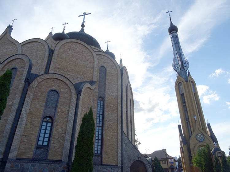 Białystok Cerkiew świętego Ducha dzwonnica