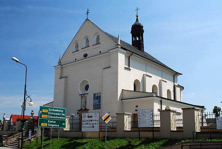 kościół Nowa Słupia ciekawostki atrakcje zabytki