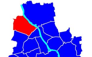 mapa Warszawy dzielnice Warszawa dzielnica Bielany