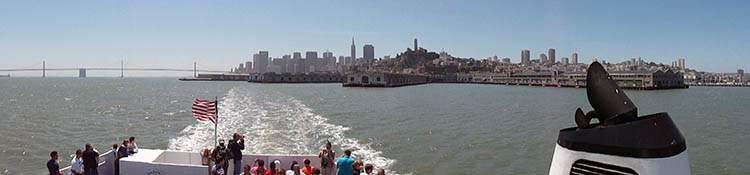 prom zatoka San Francisco miasto panorama