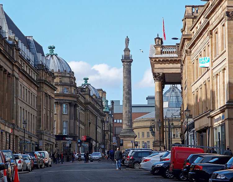 Grey Street pomnik Greya monument kolumna
