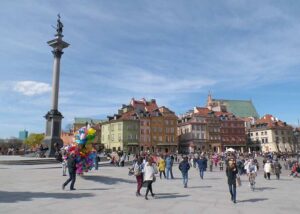 Plac Zamkowy Stare Miasto w Warszawie król Zygmunt III Waza pomnik