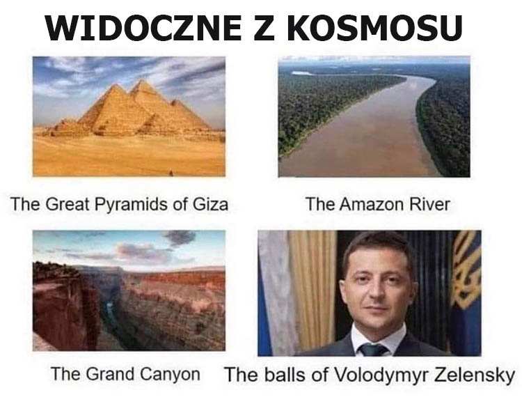 Żełeński mem humor Ukraina dowcipy