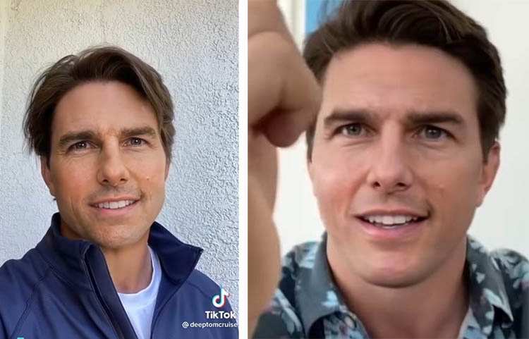 aktor Tom Cruise deepfake klon sztuczna inteligencja