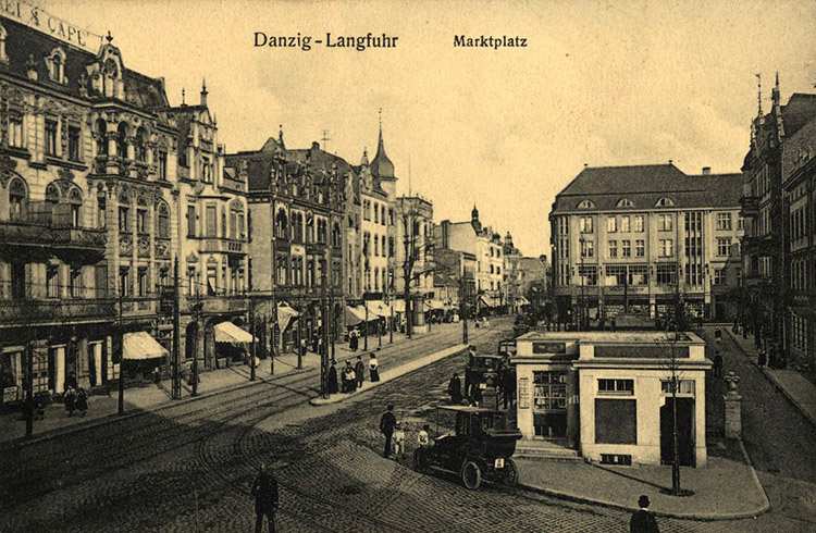 1900 rynek Gdańsk Wrzeszcz ciekawostki