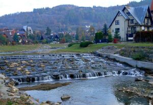 potok Grajcarek Szczawnica ciekawostki atrakcje zabytki uzdrowisko
