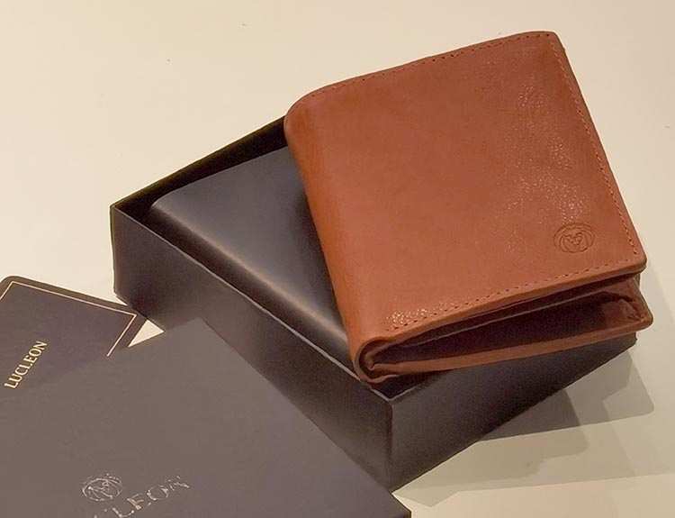 skórzany męski portfel dla mężczyzny prezent