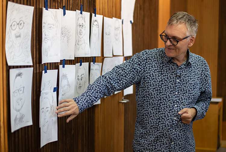 warsztaty karykatury nauka rysowania karykatur spotkanie autorskie karykaturzysta