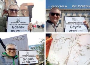 karykaturzysta Trójmiasto karykatury Gdańsk Sopot Gdynia