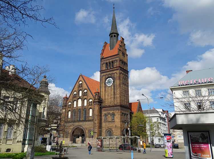 Czechy Ostrava zabytki kościół ewangelicki 