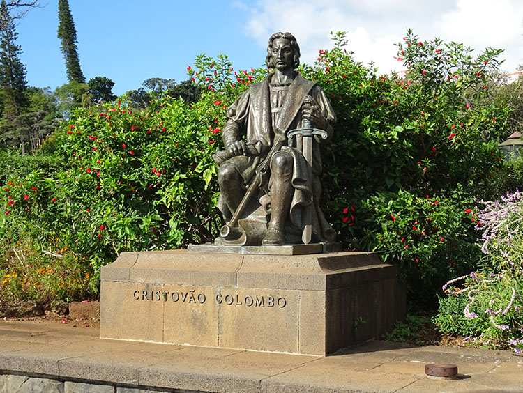 Krzysztof Kolumb pomnik Funchal ciekawostki atrakcje Madera