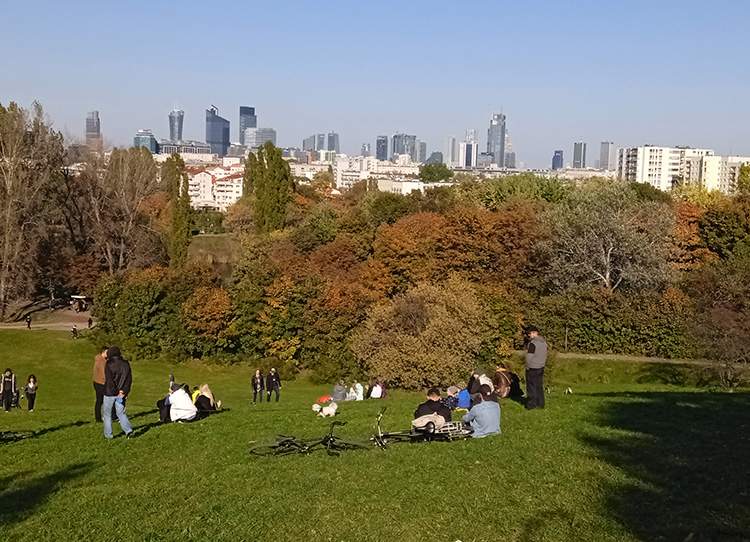 Park Szczęśliwicki Górka Szczęśliwicka Warszawa Ochota