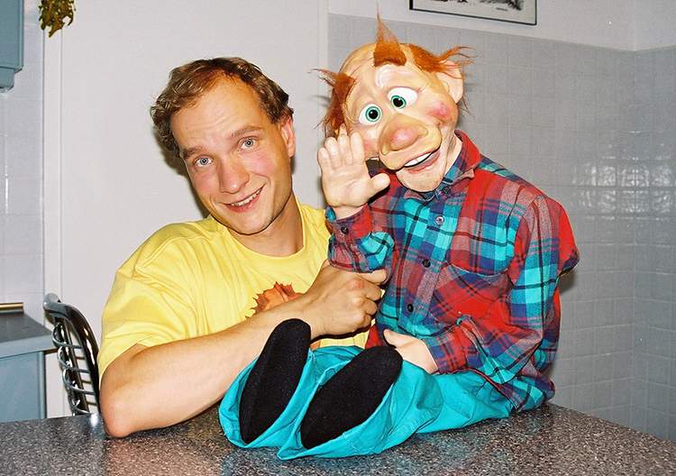 Wojciech Glanc brzuchomówca Eustachy Big Brother